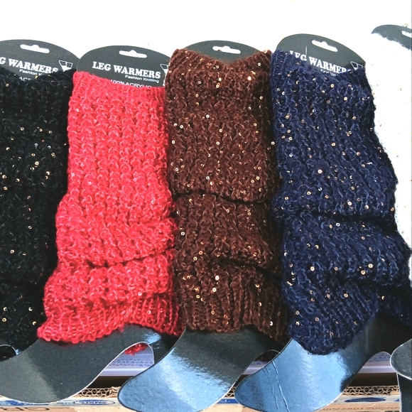 KNITTED GLITTER - Winter Leg Warmers - Picture 12 of 12